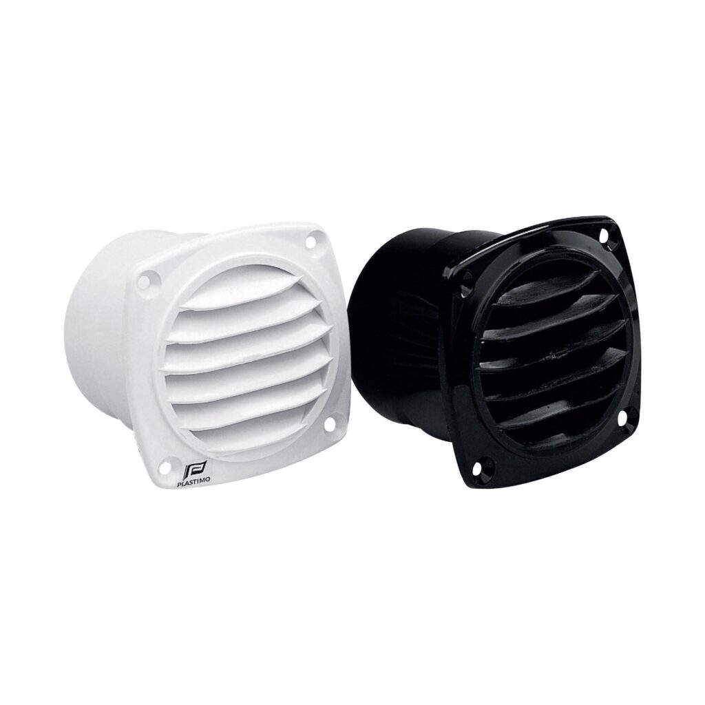 GRILLE PLAST AVEC MANCHON BLANCHE (12410)